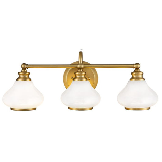 Ainsley 3 Light Wall Light - Brushed Brass