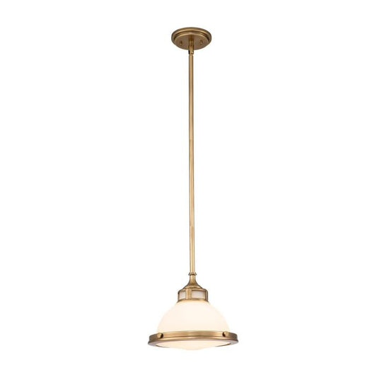 Amelia 1 Light Mini Pendant - Heritage Brass