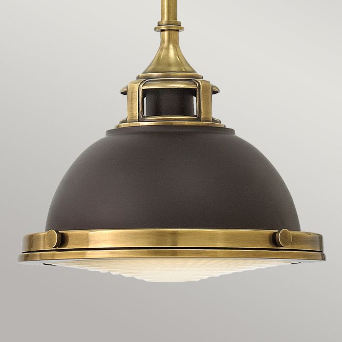 Amelia 1Lt Mini Pendant - Buckeye Bronze / Restoration Bronze
