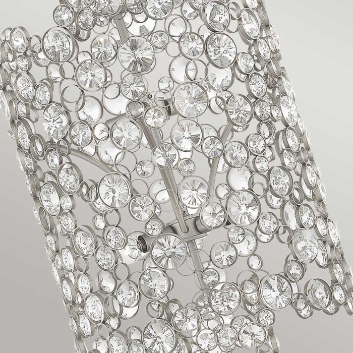 Anya Two Tier Pendant - Silver Leaf