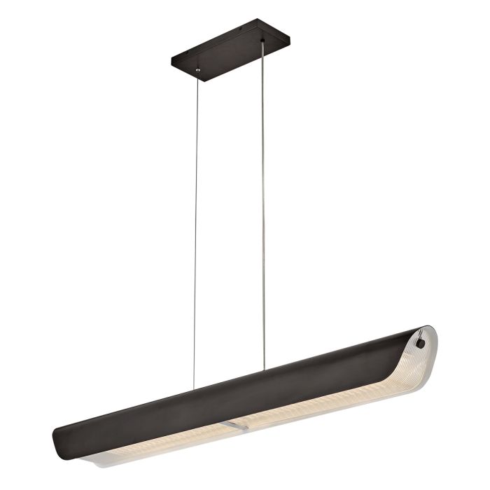 Arco Linear LED pendant - Black Oxide