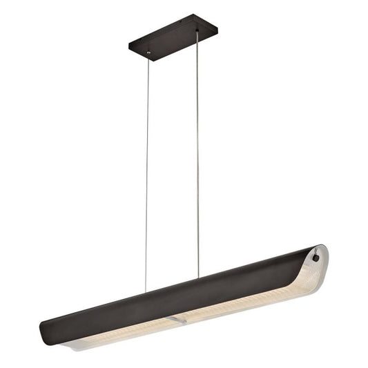 Arco Linear LED pendant - Black Oxide