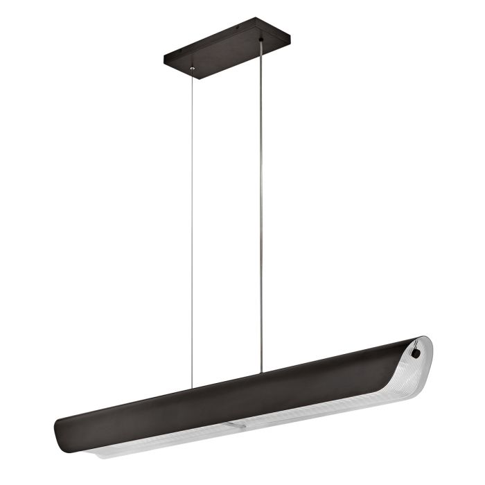 Arco Linear LED pendant - Black Oxide