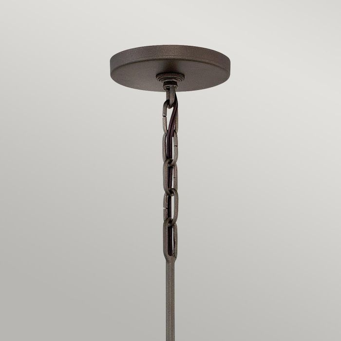 Astrid 3 Light Pendant Chandelier - Matte Bronze and Deluxe Gold