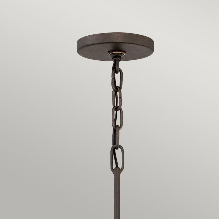 Astrid 5 Light Pendant Chandelier - Matte Bronze and Deluxe Gold
