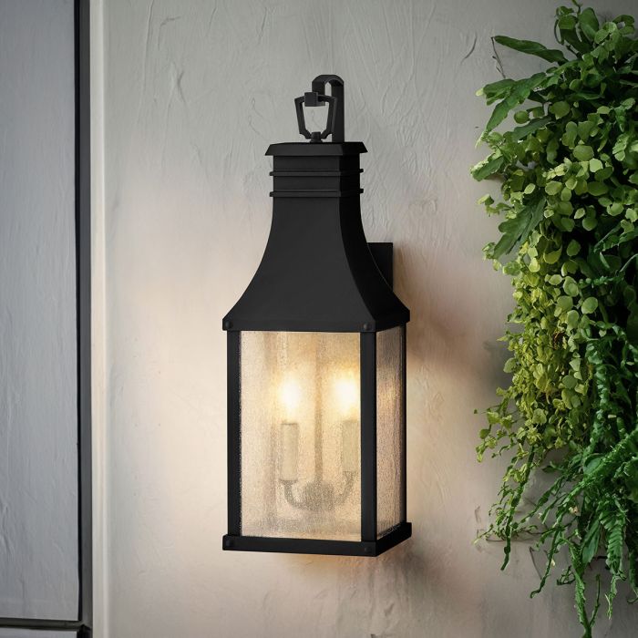Beacon Hill 2lt Medium Wall Lantern - Museum Black