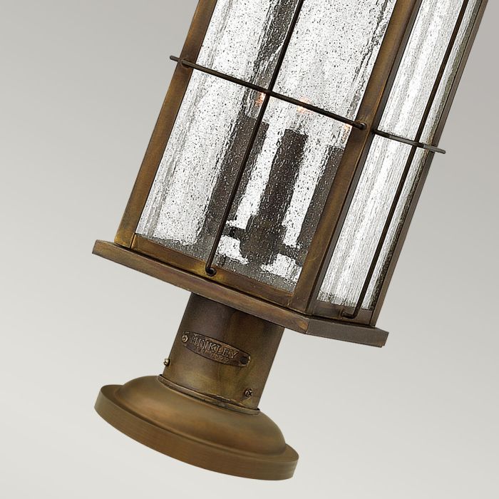 Bingham 3 Light Pedestal - Sienna