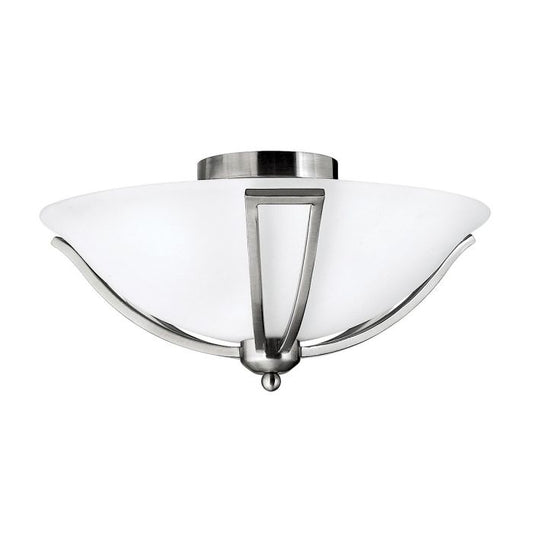 Bolla 2 Light Flush - Brushed Nickel