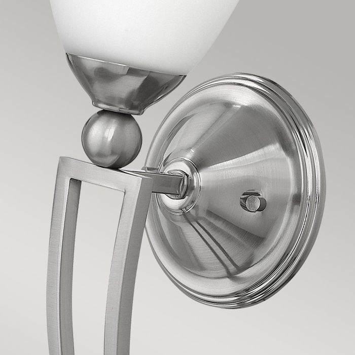 Bolla 1 Light Wall Torchiere - Brushed Nickel