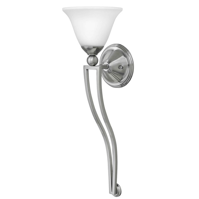 Bolla 1 Light Wall Torchiere - Brushed Nickel