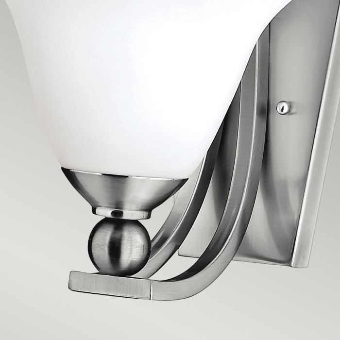 Bolla 1 Light Wall Light - Brushed Nickel