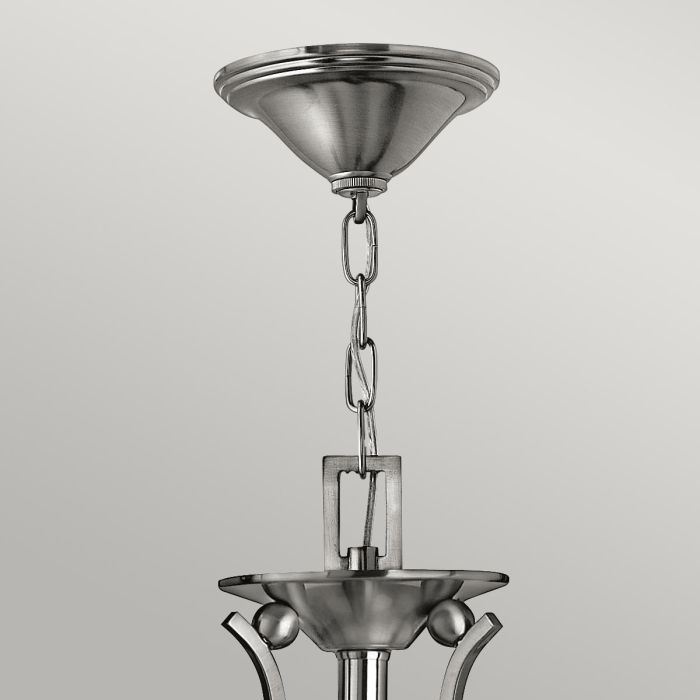Bolla 3 Light Chandelier - Brushed Nickel