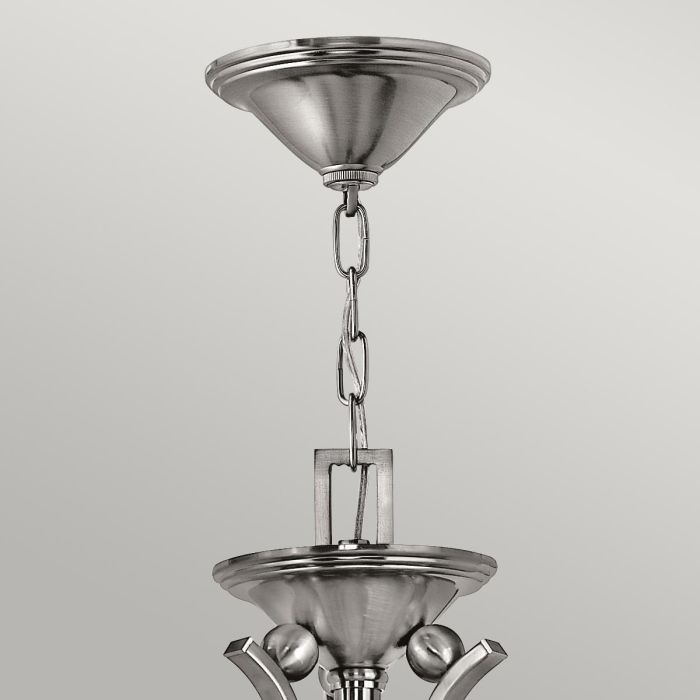 Bolla 5 Light Chandelier - Brushed Nickel