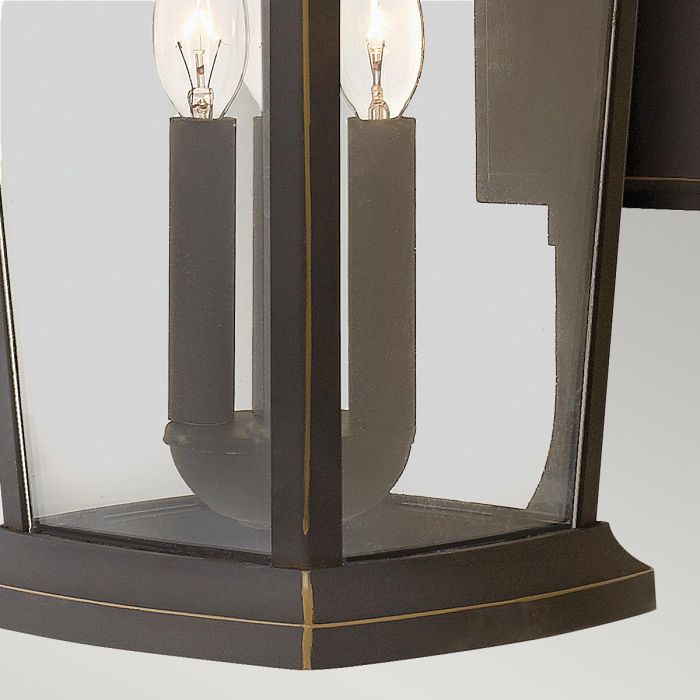 Bromley 3 Light Large Wall Lantern - Oil Rubbed Bronze
