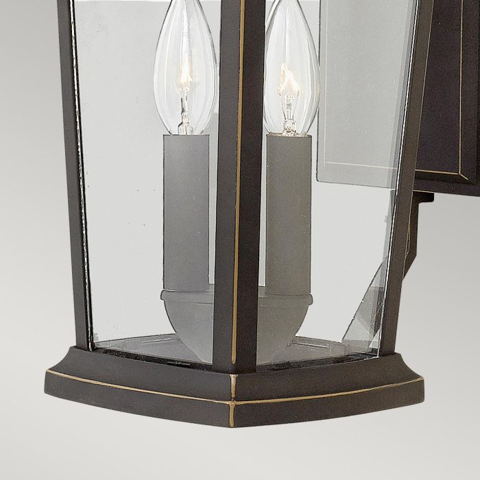 Bromley 2 Light Medium Wall Lantern - Oil Rubbed Bronze
