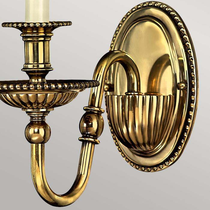 Cambridge 1 Light Wall Light - Burnished Brass