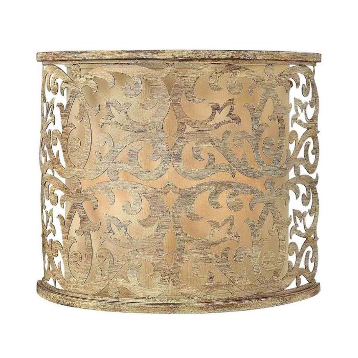 Carabel 2 Light Wall Light - Brushed Champagne