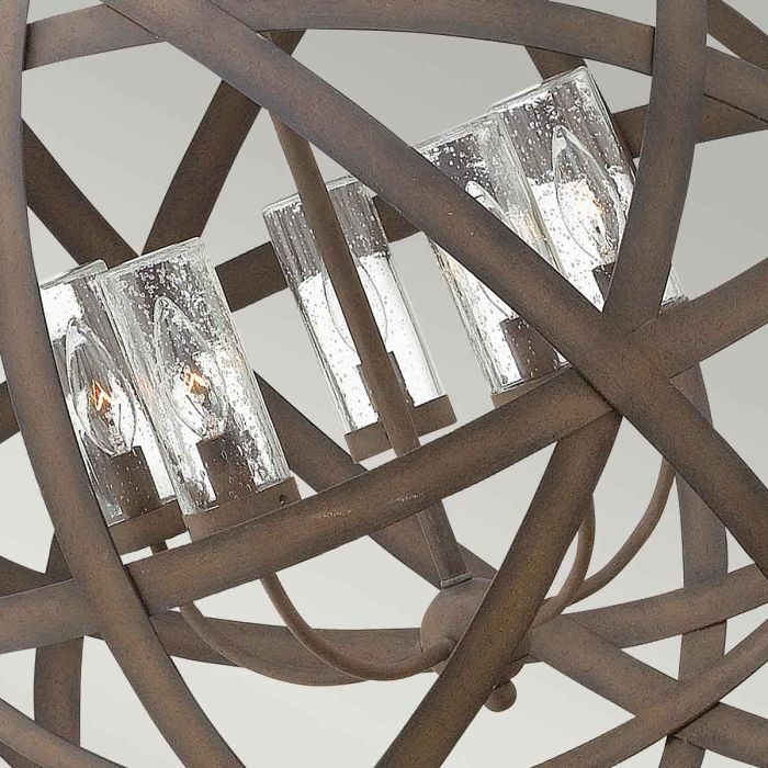 Carson 5 Light Outdoor Chandelier - Vintage Iron