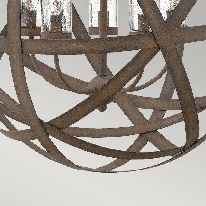 Carson 5 Light Outdoor Chandelier - Vintage Iron