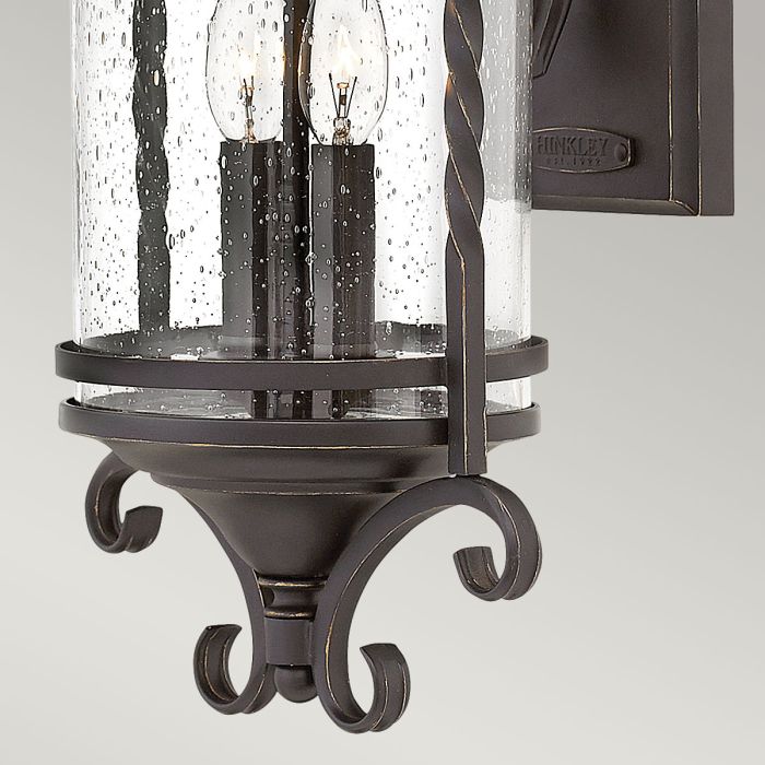 Casa 2 Light Wall Lantern - Olde Black