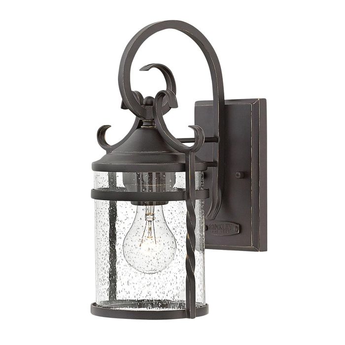 Casa 1 Light Wall Lantern - Olde Black
