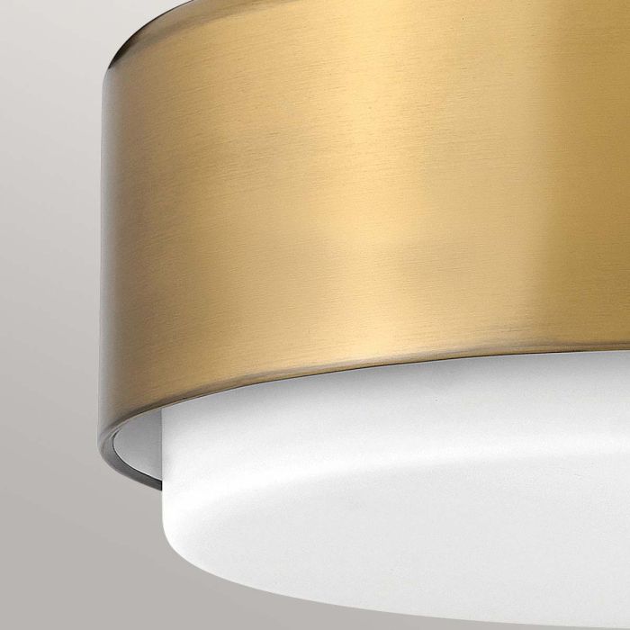 Cedric Flush Small Mount - Lacquered Brass