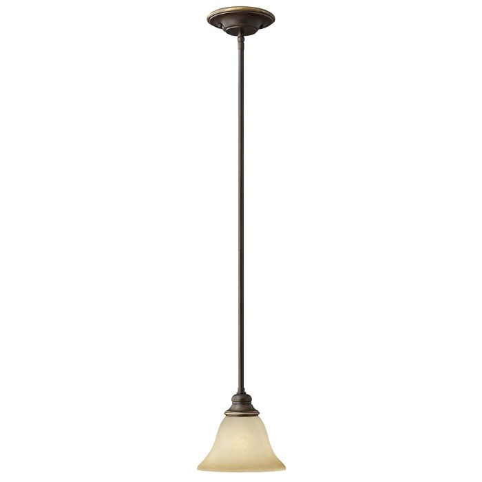 Cello 1 Light Mini Pendant - Antique Bronze