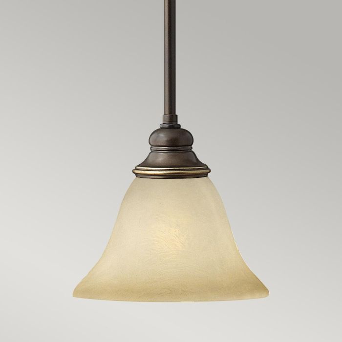 Cello 1 Light Mini Pendant - Antique Bronze