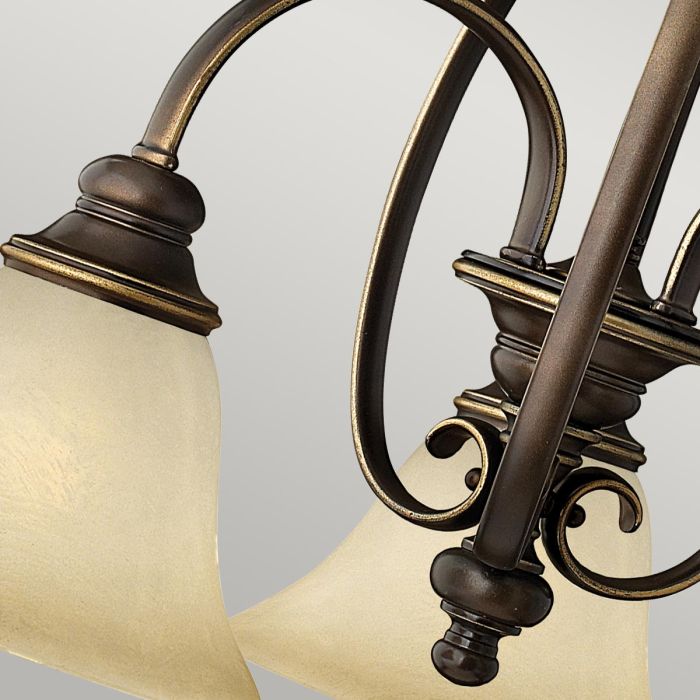 Cello 3 Light Chandelier - Antique Bronze