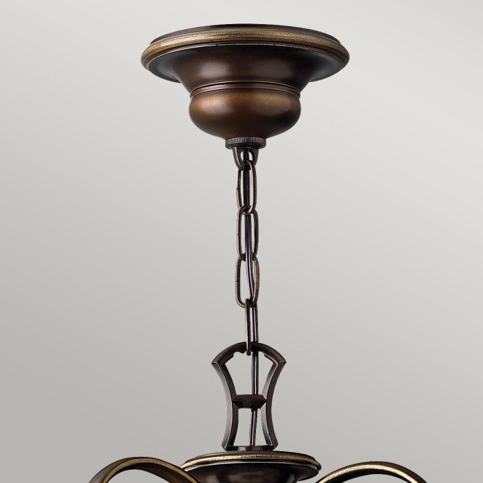 Cello 9 Light Chandelier - Antique Bronze