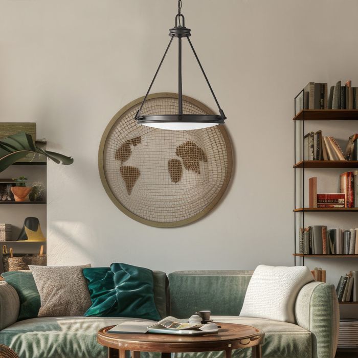 Collier 4 Light Pendant - Black Oxide