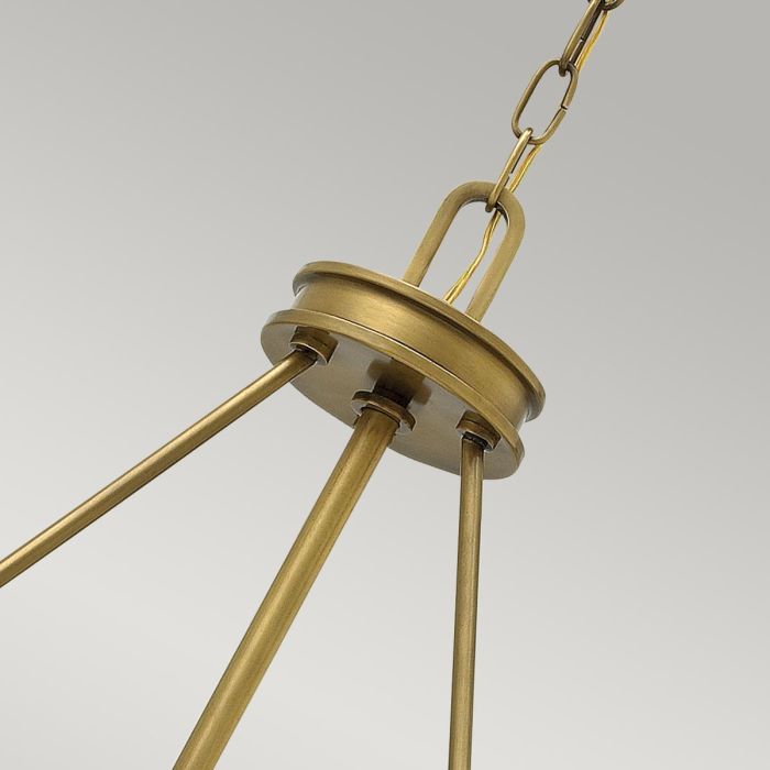 Collier 4 Light Pendant - Heritage Brass