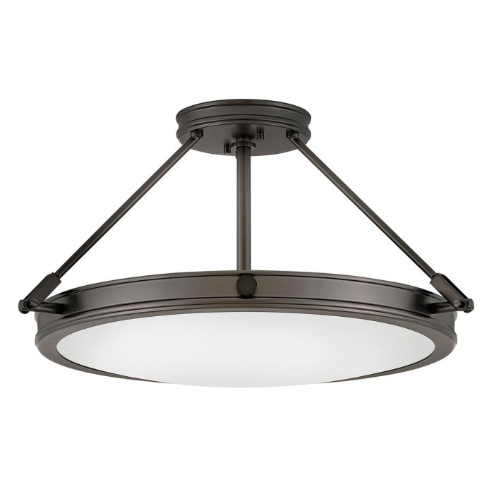 Collier 4 light Medium Semi-Flush - Black Oxide