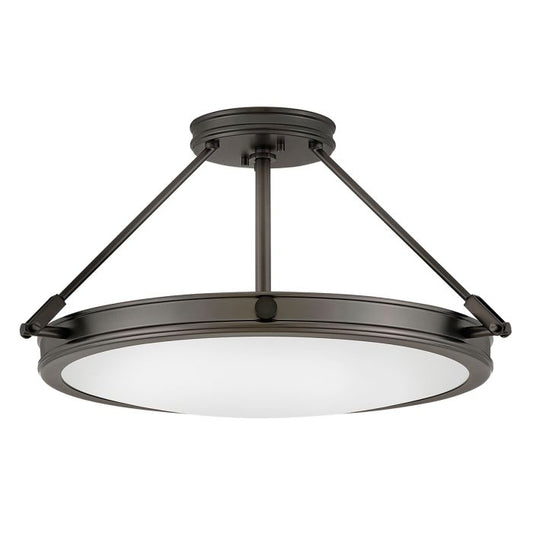 Collier 4 light Medium Semi-Flush - Black Oxide