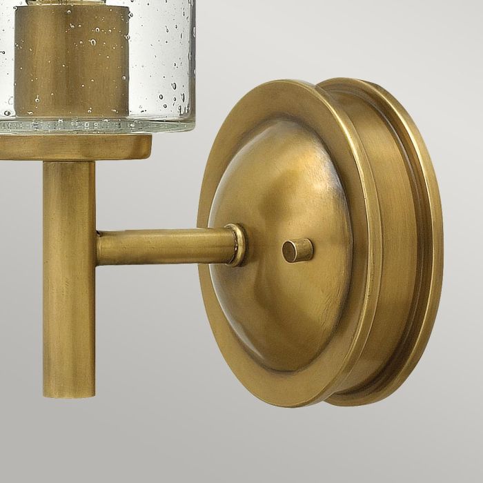 Collier 1 Light Wall Light - Heritage Brass