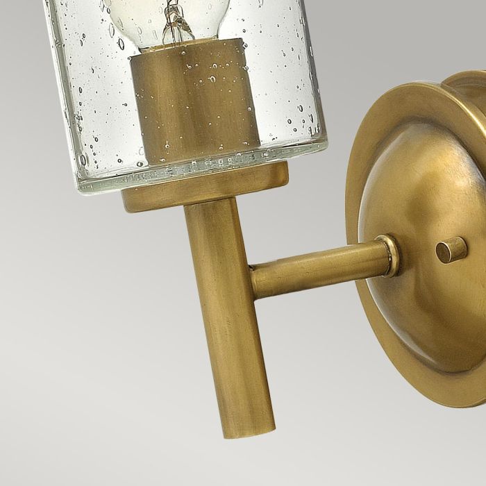 Collier 1 Light Wall Light - Heritage Brass