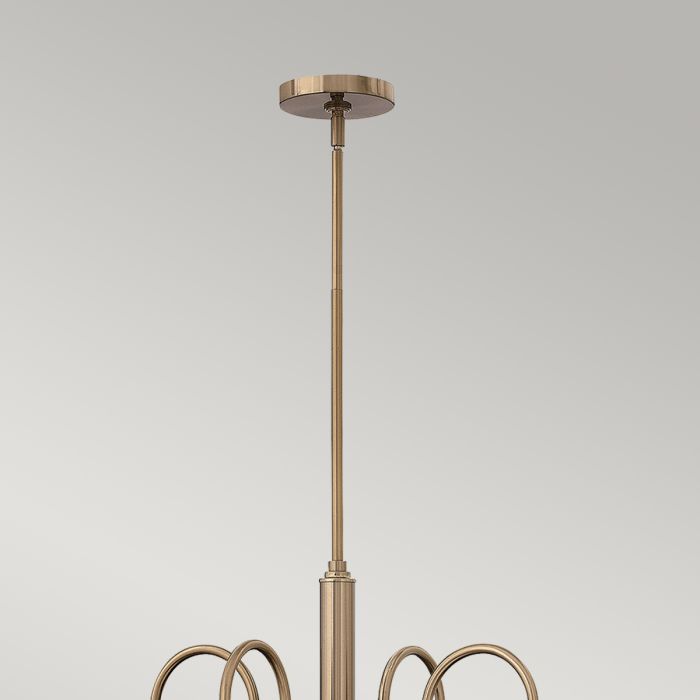 Congress 4 Light Chandelier - Brushed Caramel