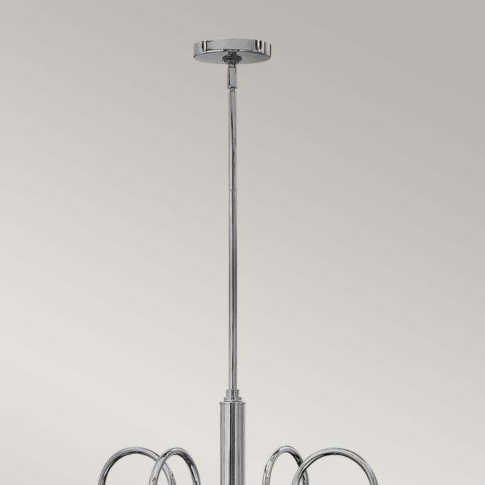 Congress 4 Light Chandelier - Chrome