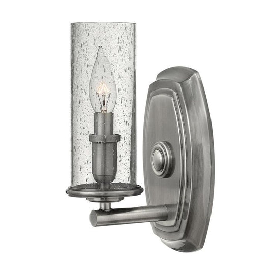 Dakota 1 Light Wall Light - Polished Antique Nickel