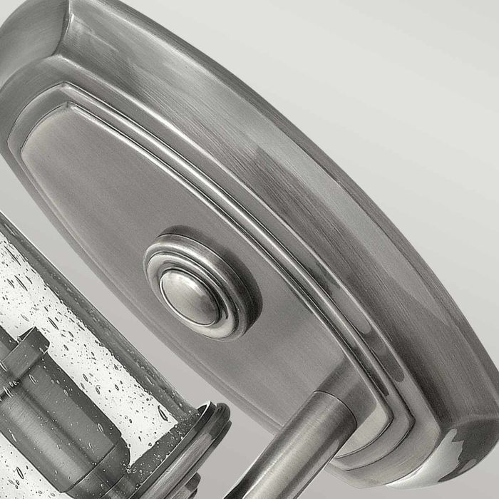 Dakota 1 Light Wall Light - Polished Antique Nickel