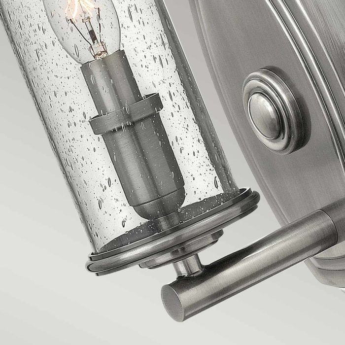 Dakota 1 Light Wall Light - Polished Antique Nickel