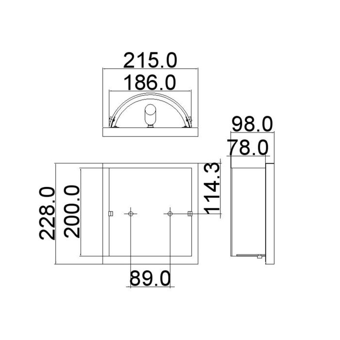 Daphne 1 Light Wall Light - Polished Chrome