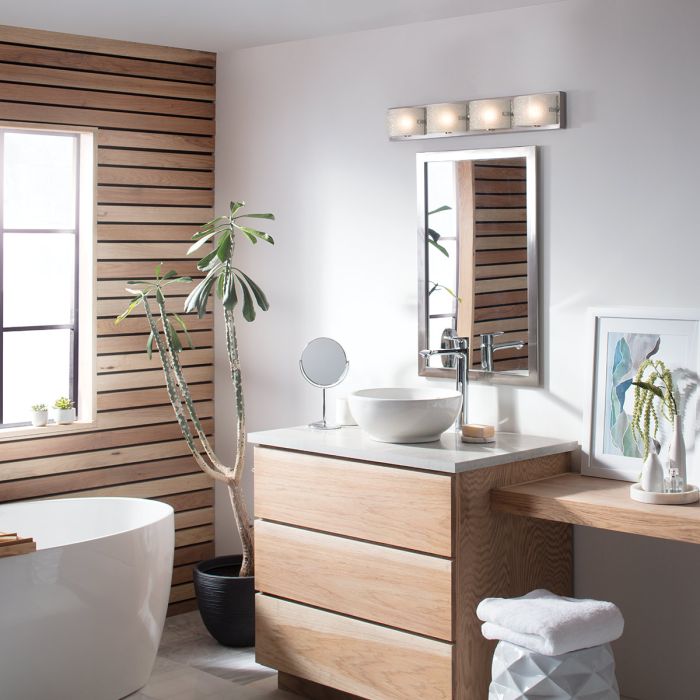 Daphne 4 Light Wall Light - Polished Chrome