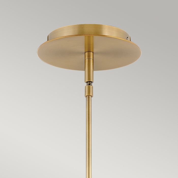 Dax LED Mini Pendant - Heritage Brass
