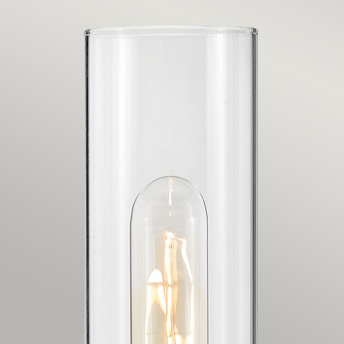 Ellison 1 lt Wall Light. - Black with Heritage Brass