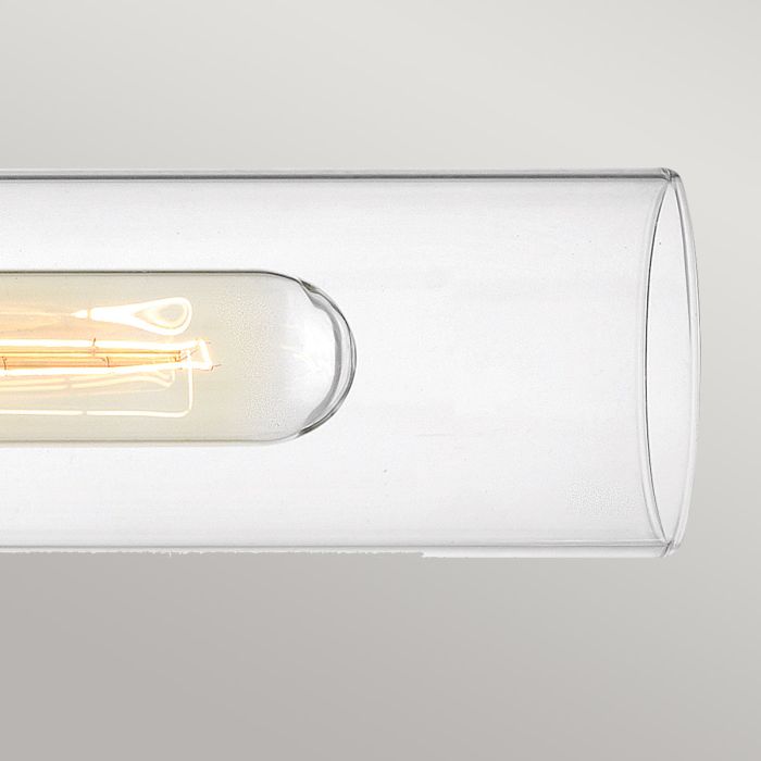 Ellison 2 lt Wall Light - Black with Heritage Brass