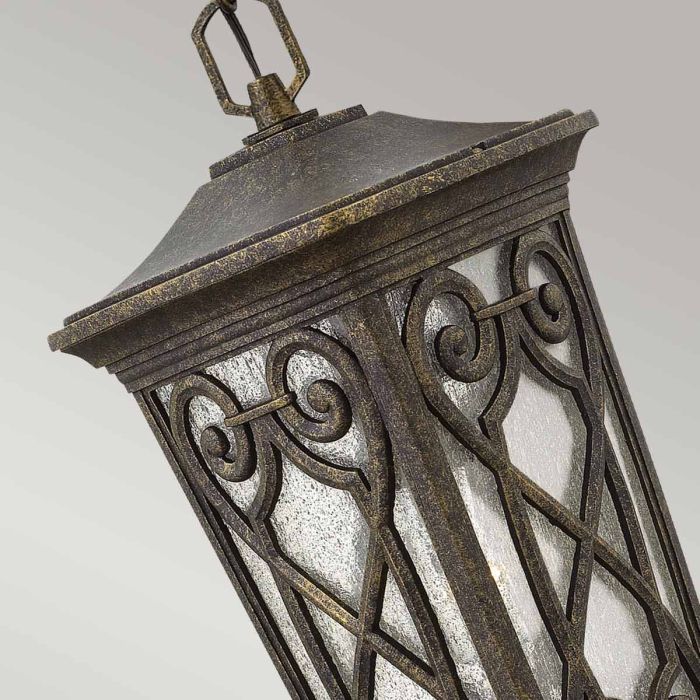 Enzo 1 Light Small Chain Lantern - Autumn