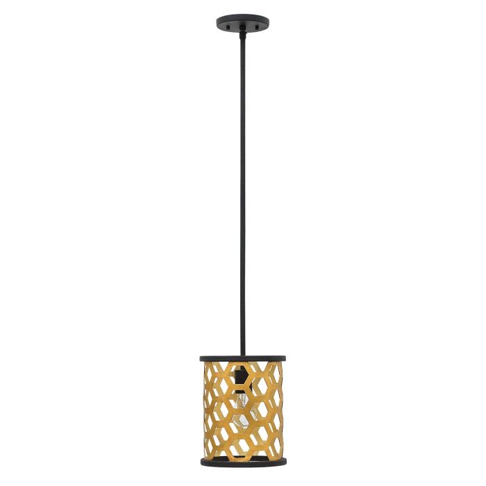 Felix 1 Light Mini Pendant - Sunset Gold