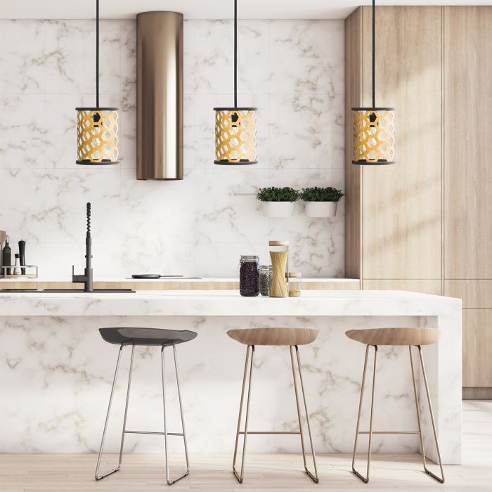 Felix 1 Light Mini Pendant - Sunset Gold