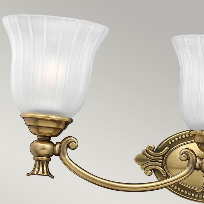 Francoise 3 Light Wall Light - Burnished Brass